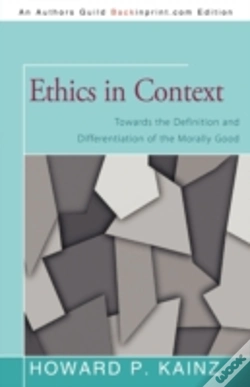 Capa do artigo Ethics In Context