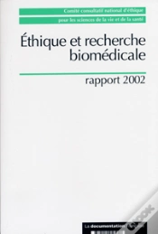 Capa do artigo Ethique Et Recherche Biomedicale. Rapport 2002