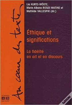 Capa do artigo Ethique Et Signification A Propos De L Oeuvre D Art