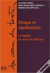 Ethique Et Signification A Propos De L Oeuvre D Art