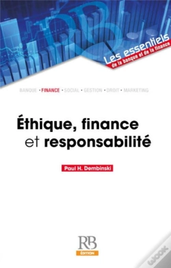 Capa do artigo Ethique, Finance Et Responsabilite