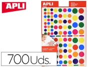 Capa do artigo Etiquetas apli autoadesivas formas sortidas multicolor blister de 6 folhas