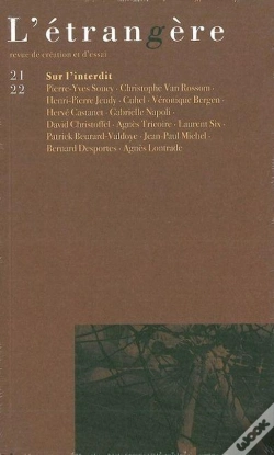 Capa do artigo Etrangere 21-22 / 2009 : Sur L'Interdit