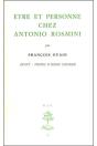 Etre Et Personne Chez Antonio Rosmini - Preview