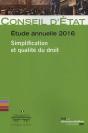 Étude Annuelle ; La Simplification Et La Qualité Du Droit - Preview