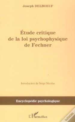 Capa do artigo Etude Critique De La Loi Psychophysique De Fechner