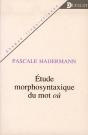 Etude Morphosyntaxique Du Mot - Preview