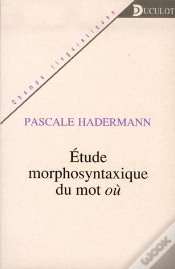 Capa do artigo Etude Morphosyntaxique Du Mot