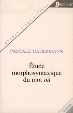 Capa do artigo Etude Morphosyntaxique Du Mot