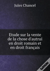 Capa do artigo Etude Sur La Vente De La Chose D