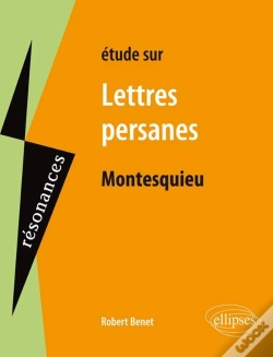 Capa do artigo Étude Sur Lettres Persanes, De Montesquieu