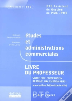Capa do artigo Etudes Admin Commerc Bts Assist Gest ; Livre Du Professeur ; Edition 2002