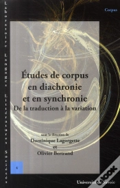 Capa do artigo Études De Corpus En Diachronie Et En Synchronie