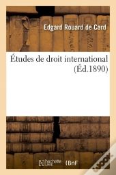 Etudes De Droit International Edition 1890