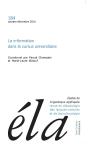 Études De Linguistique Appliquée - N°4/2016 : La E-Formation Dans Le Cursus Universitaire - Preview