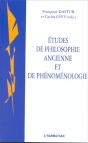 Études De Philosophie Ancienne Et De Phénomenologie - Preview