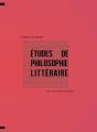 Études De Philosophie Littéraire - Preview