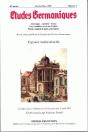 Études Germaniques - N°1/2007 : Espaces Multiculturels - Preview