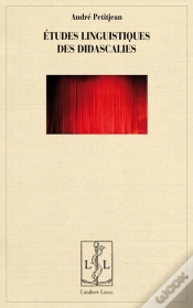 Capa do artigo Etudes Linguistiques Des Didascalies