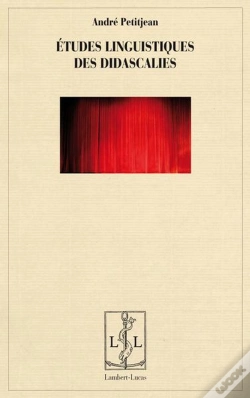 Capa do artigo Etudes Linguistiques Des Didascalies