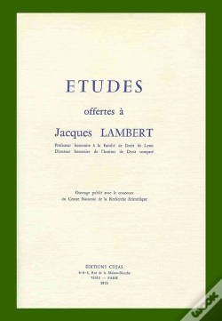 Capa do artigo Études Offertes À Jacques Lambert