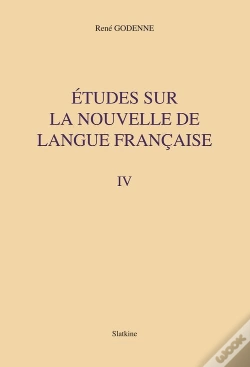 Capa do artigo Études Sur La Nouvelle De Langue Française Tome 4