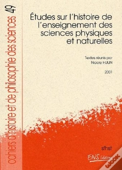 Capa do artigo Études Sur L'Histoire De L'Enseignement Des Sciences Physiques Et Naturelles