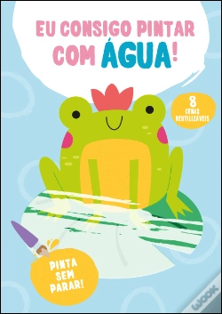 Capa do artigo Eu Consigo Pintar com Água! - Azul -Sapo