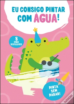 Capa do artigo Eu Consigo Pintar com Água! - Rosa - Crocodilo