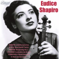 Capa do artigo Eudice Shapiro: Brahms: 3 Violin Sonatas/... - CD