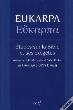 Capa do artigo Eukarpa Études Sur La Bible Et Ses Exégètes