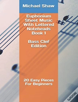 Capa do artigo Euphonium Sheet Music With Lettered Noteheads Book 1 Bass Clef Edition
