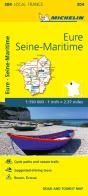Eure, Seine-Maritime - Michelin Local Map 304 - Preview
