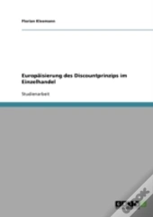 Europaisierung Des Discountprinzips Im Einzelhandel