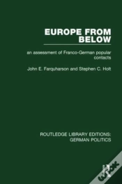 Capa do artigo Europe From Below (Rle: German Politics)