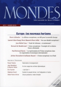 Capa do artigo Europe : Les Nouveaux Horizons