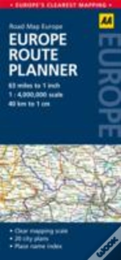 Europe Route Planner Map