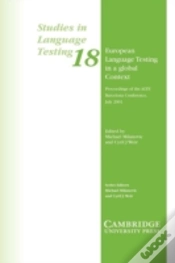 Capa do artigo European Language Testing In A Global Context