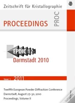 Capa do artigo European Powder Diffraction Conference; August 2010, Darmstadt, Germany