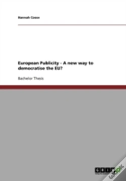 Capa do artigo European Publicity - A New Way To Democratise The Eu?
