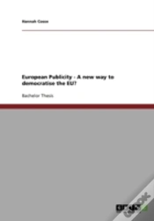 Capa do artigo European Publicity - A New Way To Democratise The Eu?