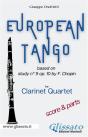 "European Tango" For Clarinet Quartet - Preview