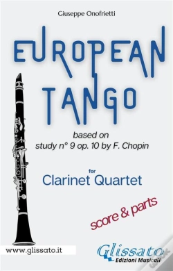 Capa do artigo "European Tango" For Clarinet Quartet