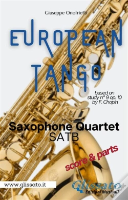 Capa do artigo "European Tango" For Saxophone Quartet