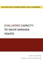 Evaluating Capacity To Waive Miranda Rights - Preview