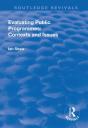 Evaluating Public Programmes: Contexts And Issues - Preview