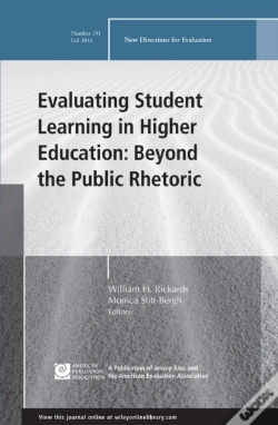 Capa do artigo Evaluating Student Learning In Higher Education: Beyond The Public Rhetoric