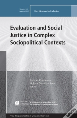 Capa do artigo Evaluation And Social Justice In Complex Sociopolitical Contexts