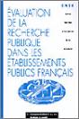 Evaluation De La Recherche Publique Dans Les Etablissements Public Francais - Preview