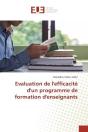 Evaluation De L'Efficacite D'Un Programme De Formation D'Enseignants - Preview